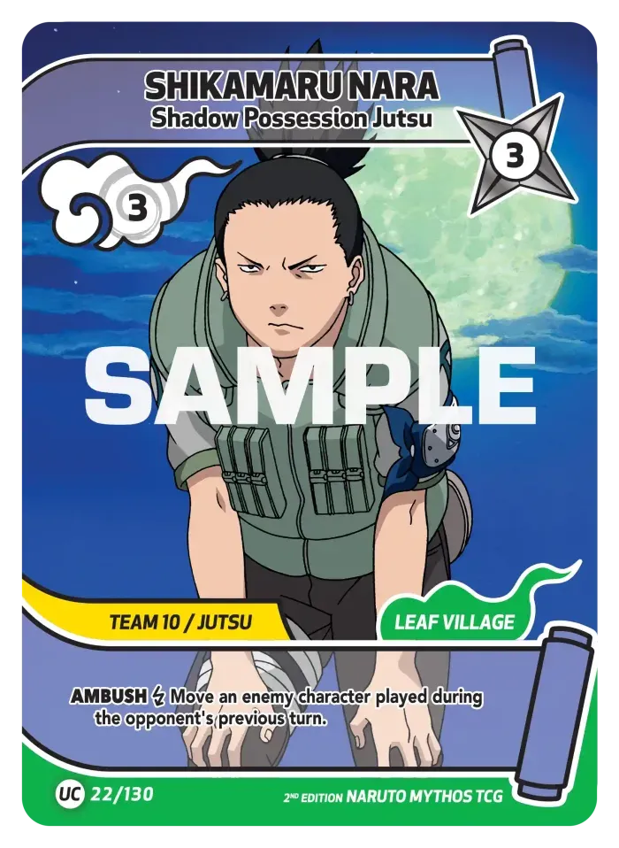 Shikamaru Nara - Shadow Possession Jutsu 22/130 (Playset)