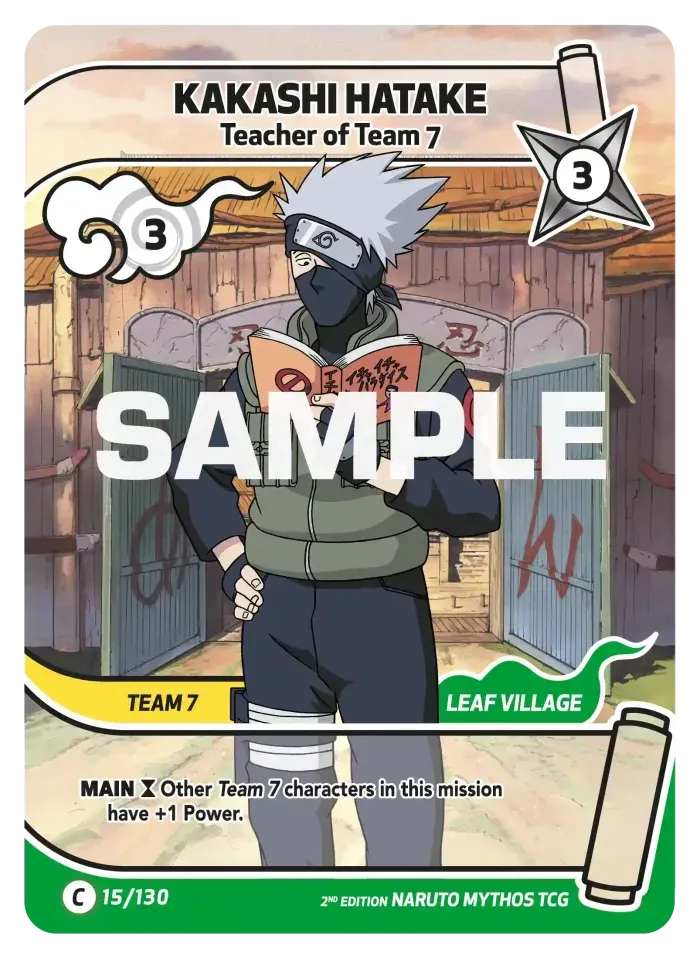 Kakashi Hatake - Teacher of Team 7 15/130 (Playset)