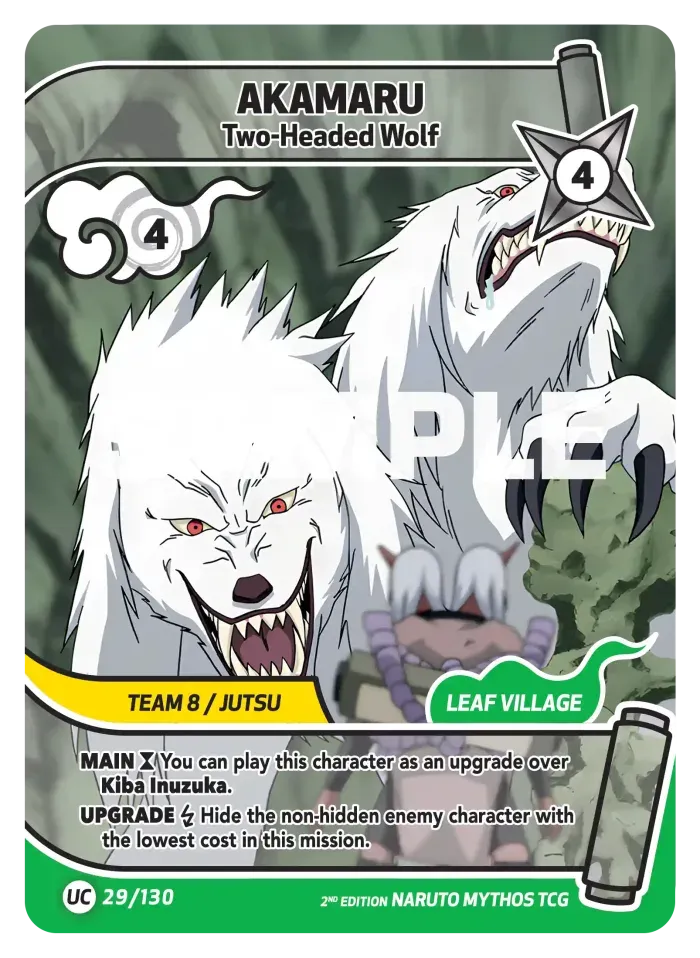 Akamaru - Two-Headed Wolf 29/130 (Playset)