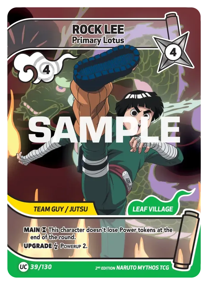 Rock Lee - Primary Lotus 39/130 (Playset)