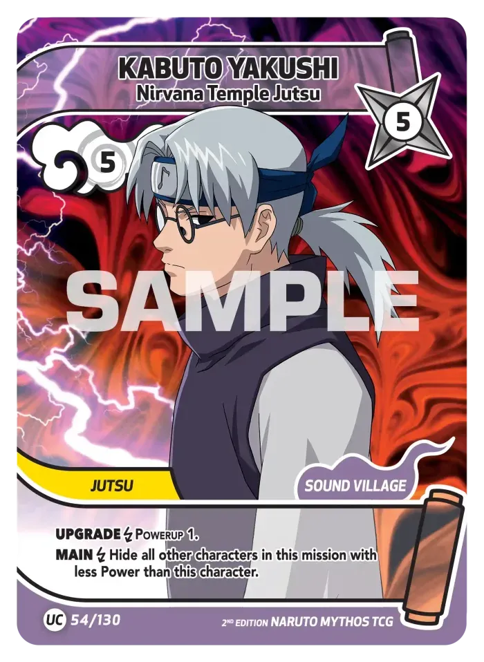 Kabuto Yakushi - Nirvana Temple Jutsu 54/130 (Playset)