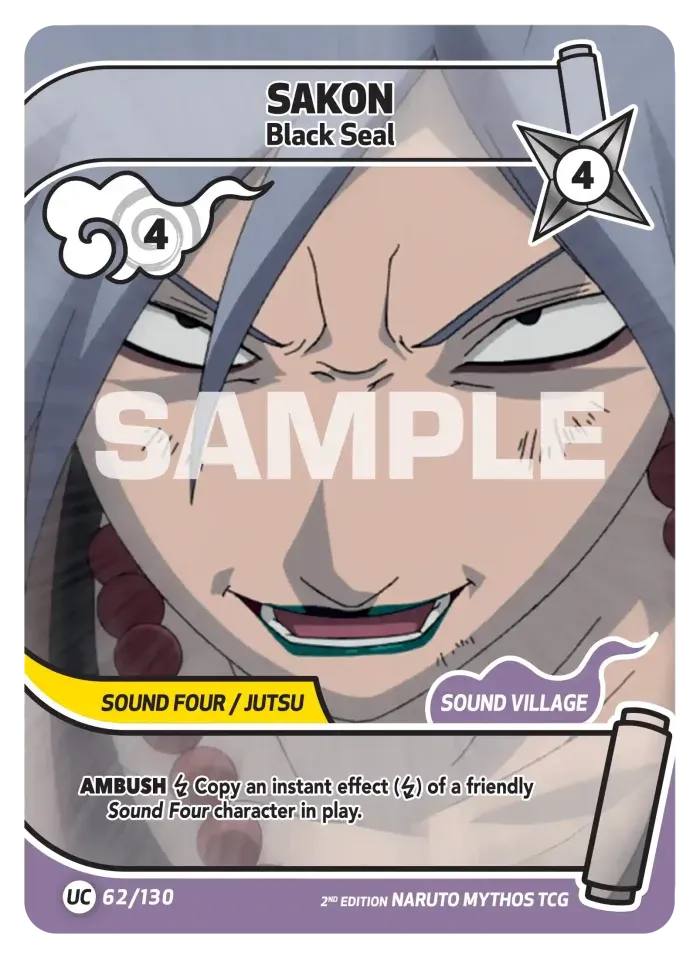 Sakon - Black Seal 62/130 (Playset)
