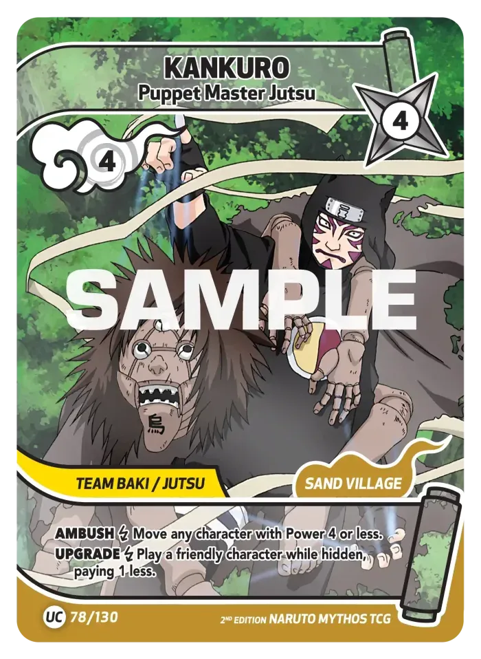 Kankuro - Puppet Master Jutsu 78/130 (Playset)