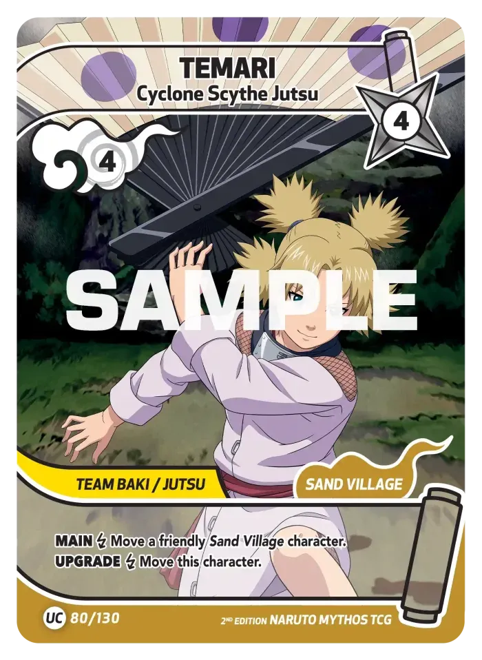 Temari - Cyclone Scythe Jutsu 80/130 (Playset)