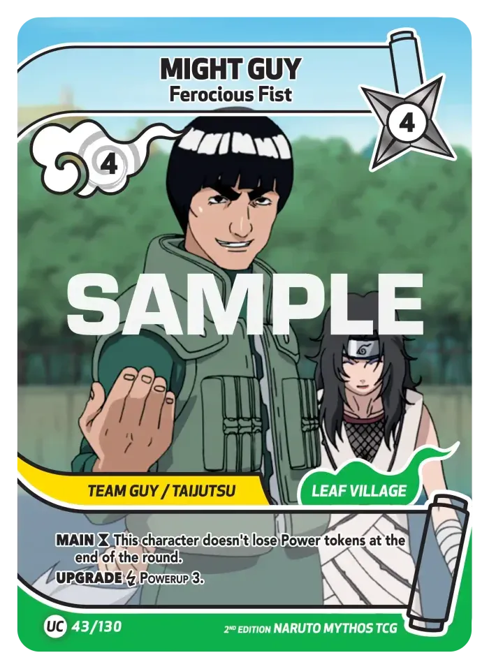 Might Guy - Ferocious Fist 43/130 (Playset)