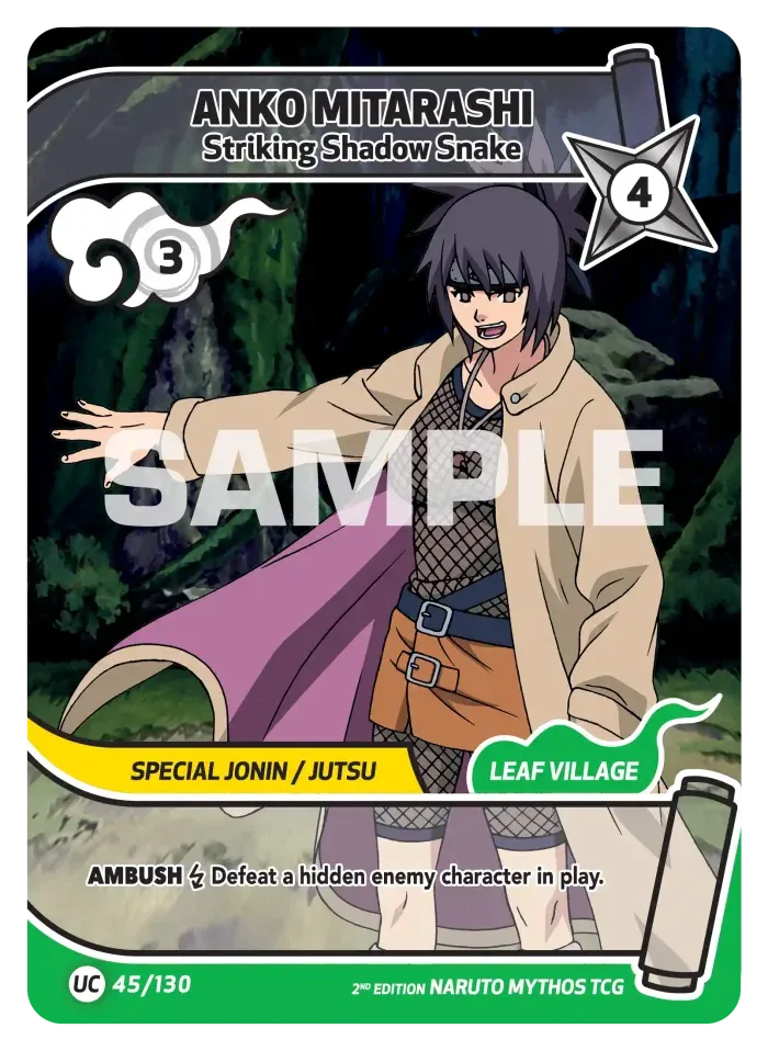 Anko Mitarashi - Striking Shadow Snake 45/130 (Playset)