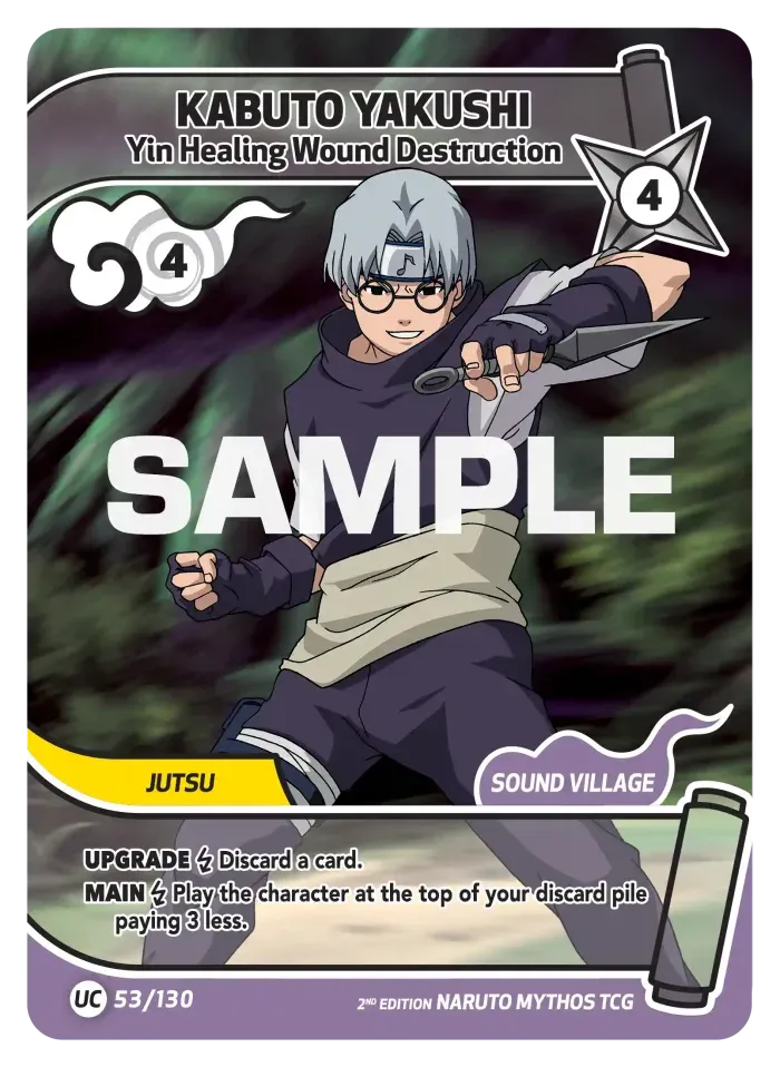 Kabuto Yakushi - Yin Healing Wound Destruction 53/130 (Playset)