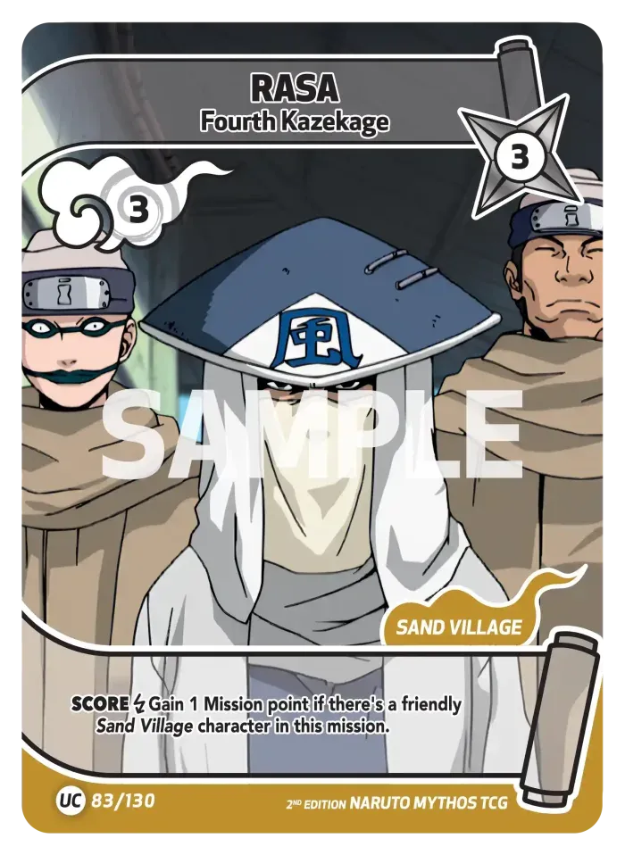Rasa - Fourth Kazekage 83/130 (Playset)