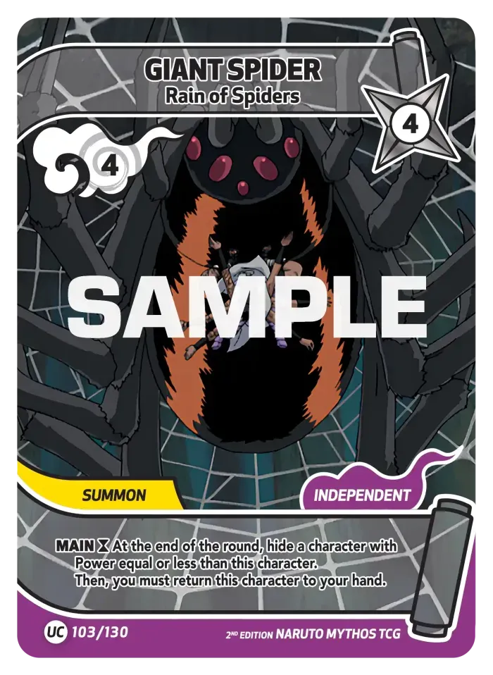 Giant Spider - Rain of Spiders 103/130 (Playset)