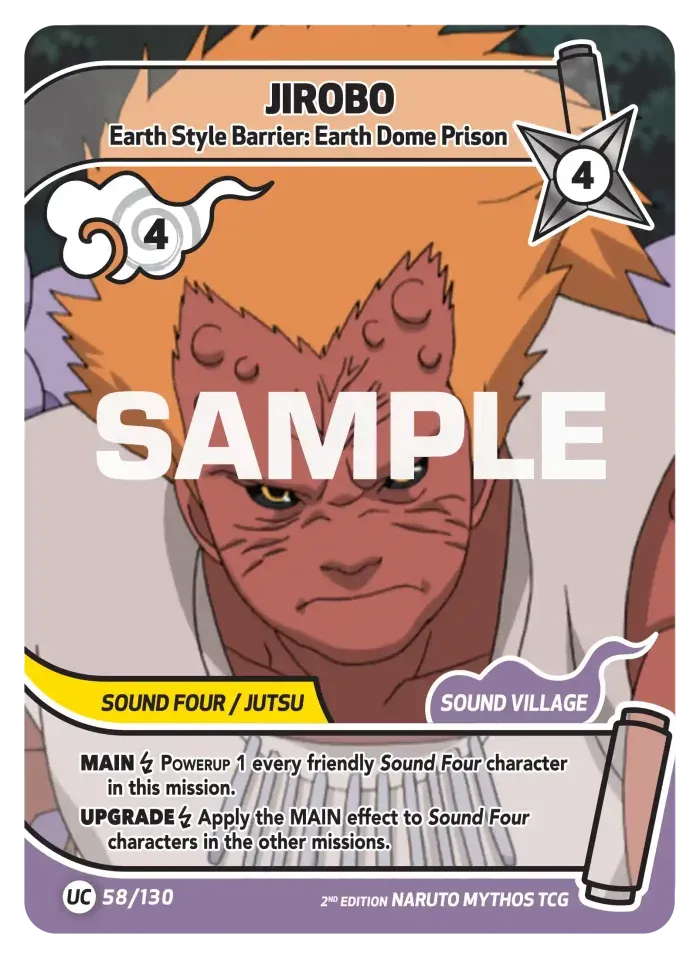 Jirobo - Earth Style Barrier: Earth Dome Prison 58/130 (Playset)