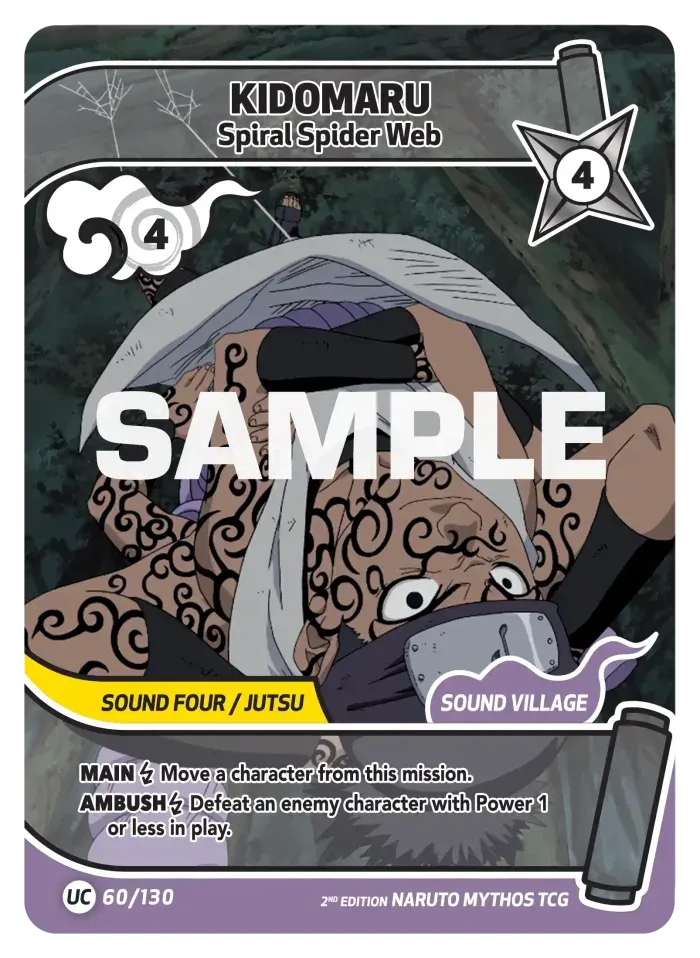 Kidomaru - Spiral Spider Web 60/130 (Playset)