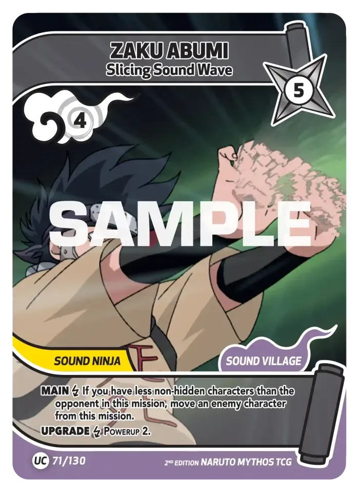 Zaku Abumi - Slicing Sound Wave 71/130 (Playset)