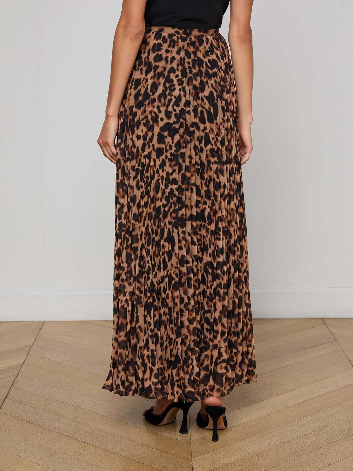 TORIN PLEATED MAXI SKIRT