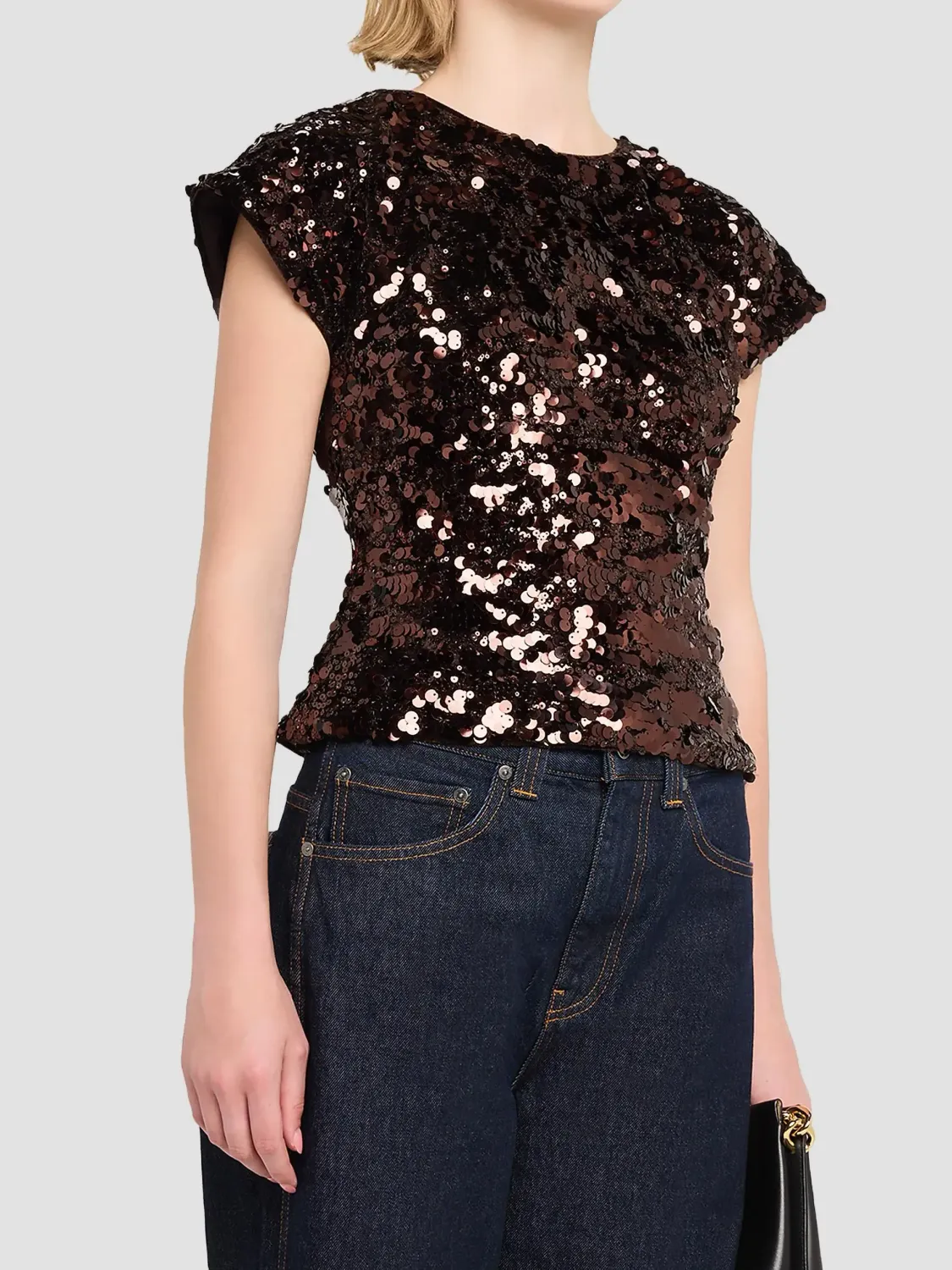 SEQUIN TOP GANNI