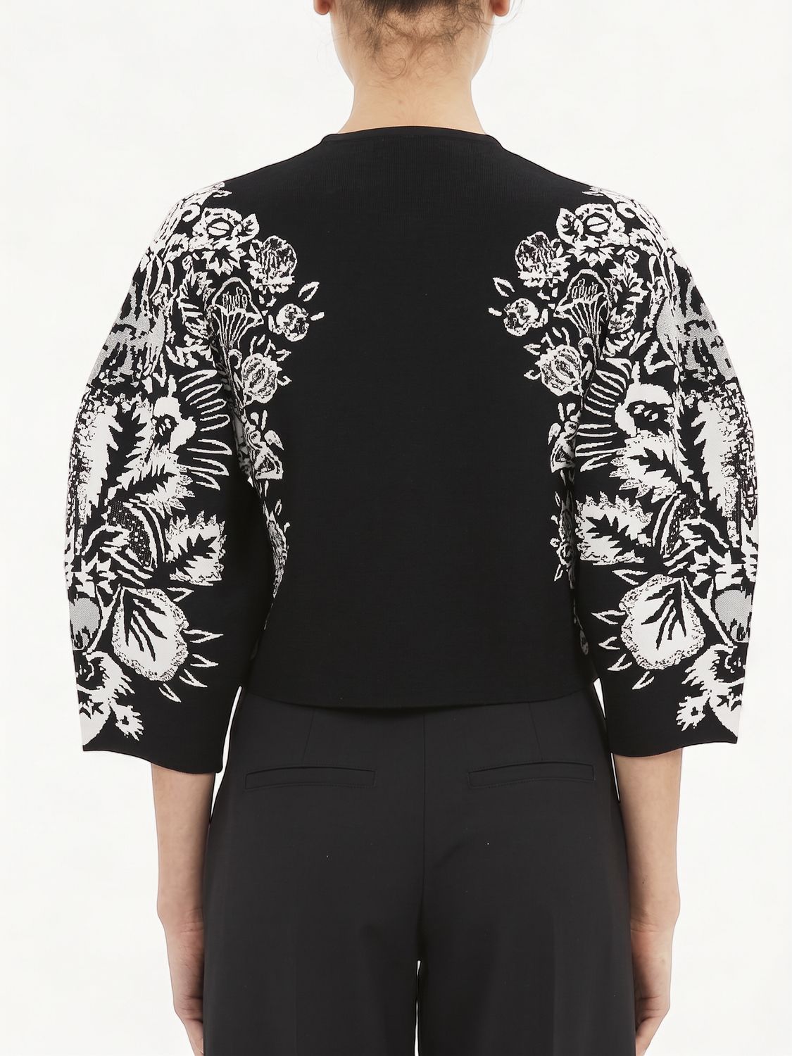 ALARA 3/4 JACQUARD PULLOVER