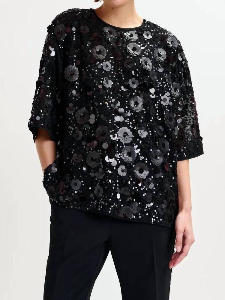 ISPARKLE SEQUIN TOP