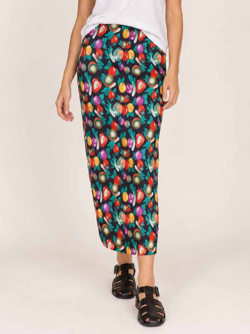 Vegetable Medley Accordion Skirt