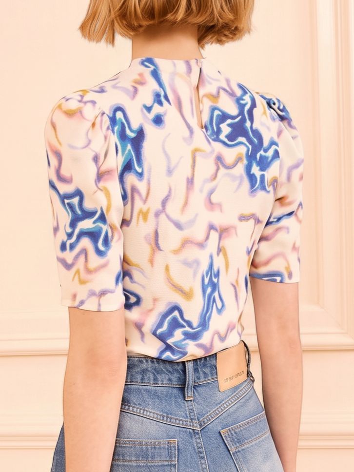 Corine SS Silk Top