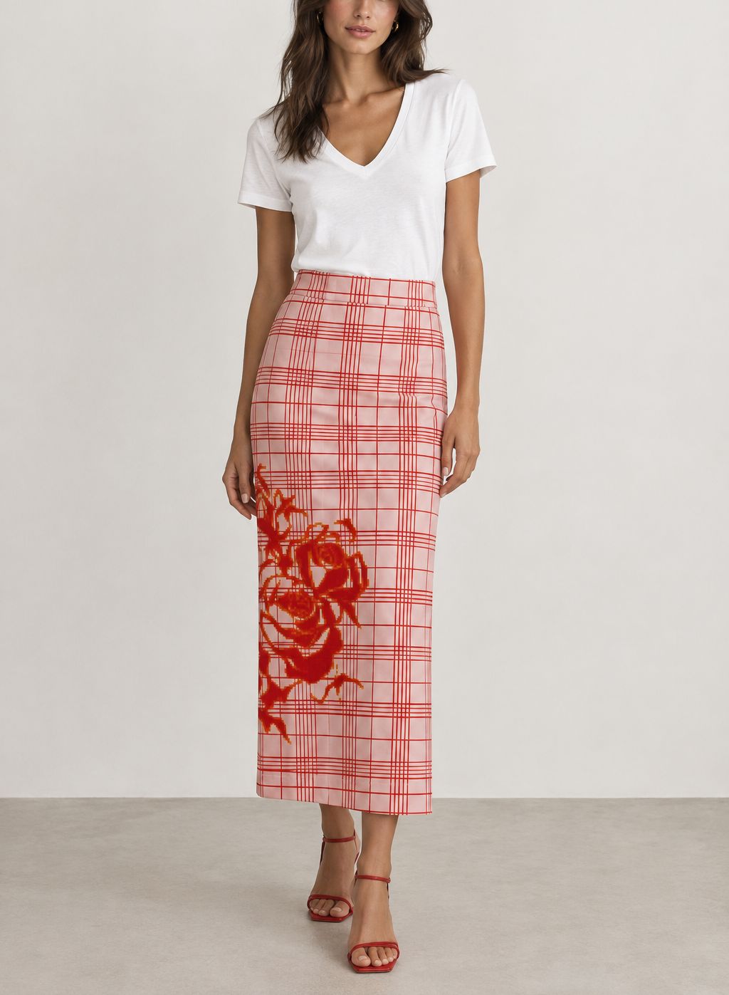 JAMAN FITTED PENCIL SKIRT