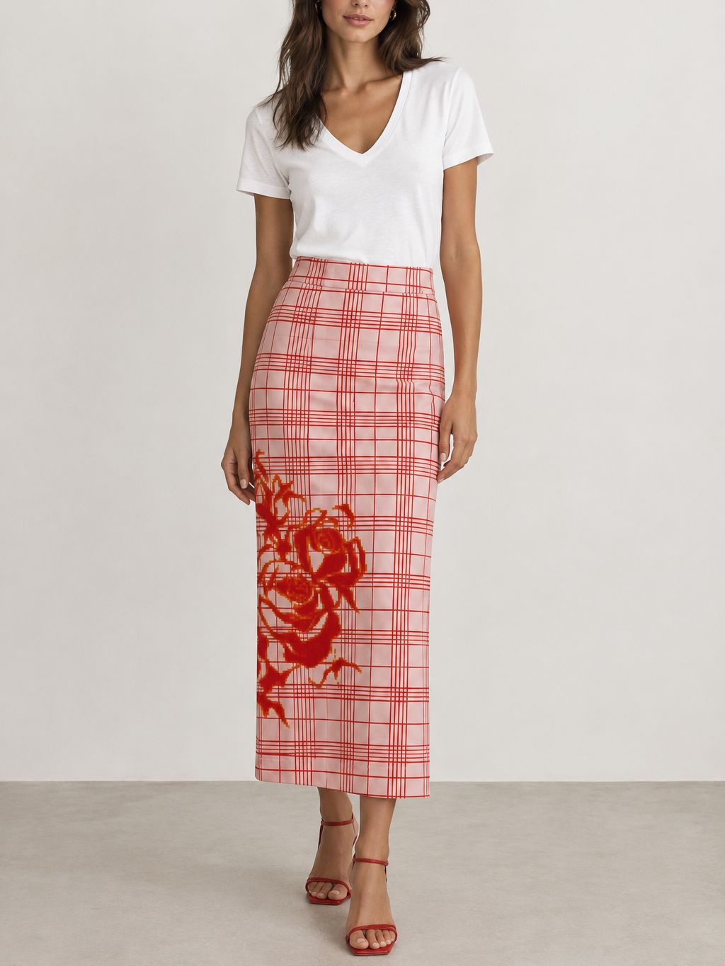 JAMAN FITTED PENCIL SKIRT