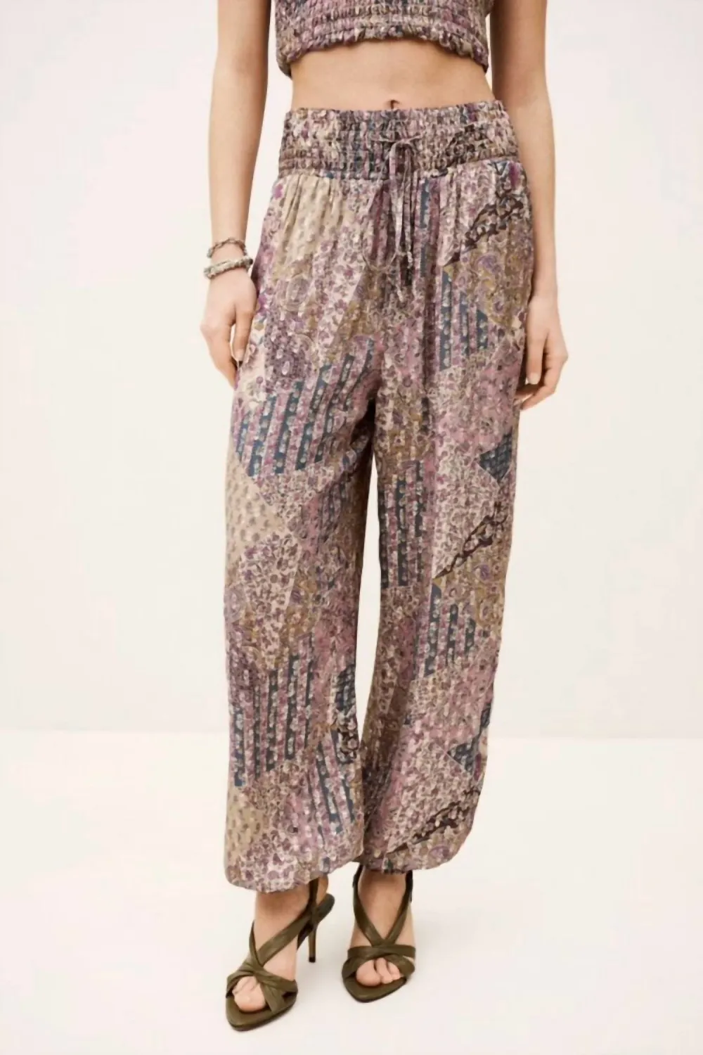PANTS PARSY, Color: ROSE, Size: 34