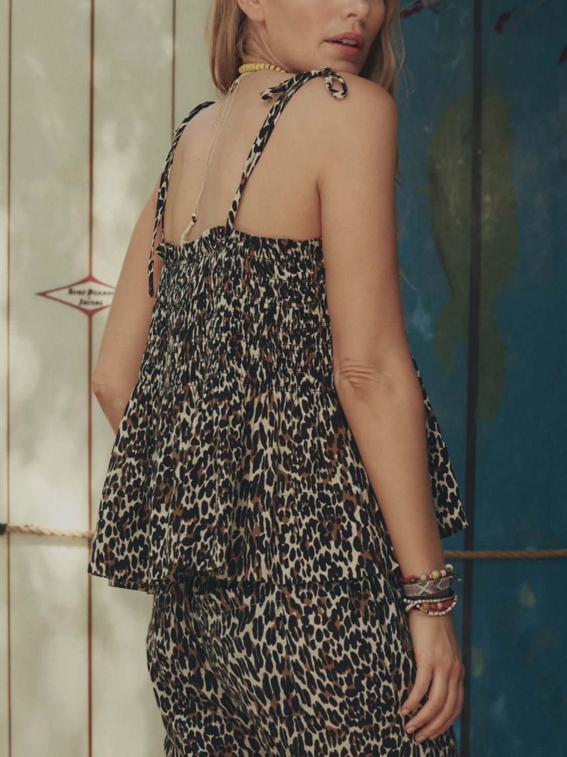 THE TIDE SMOCKED TOP