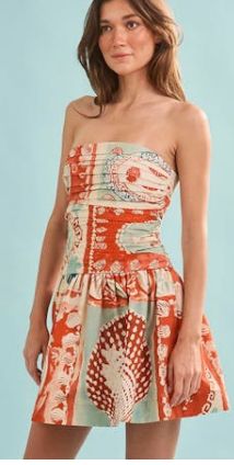 Soleil Dress, Color: Lost at Sea, Size: 2