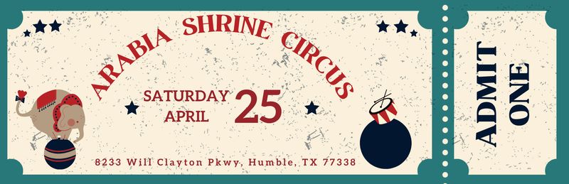 CHILD - Saturday April 25 - General Admission