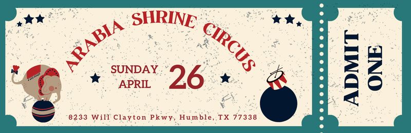 CHILD - Sunday April 26 - General Admission