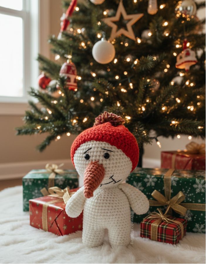 Red Cap Snowman