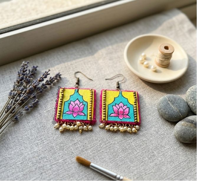 Hand Painted Earring 4