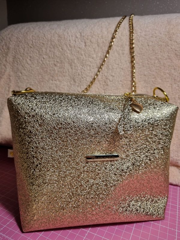 Sac Bandoulière PAILLETTE OR