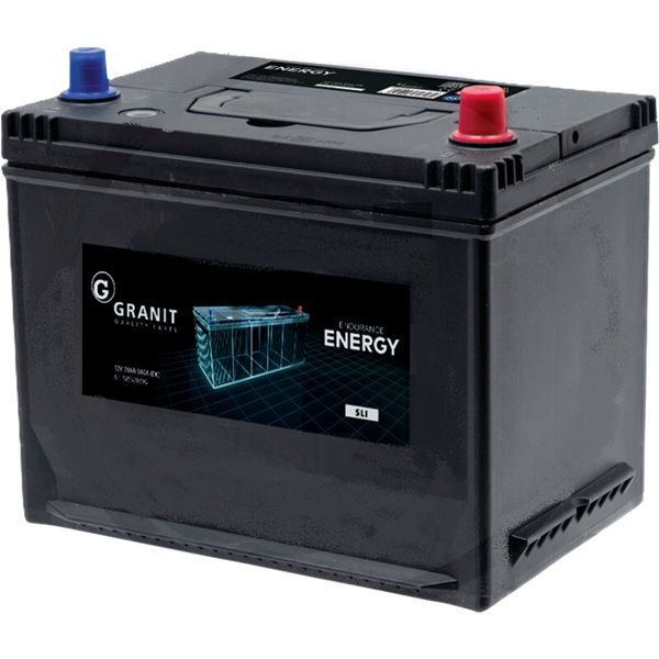 GRANIT ENDURANCE ENERGY Batterie 12 V 70 Ah gefüllt, vorgeladen und wartungsfrei, Ca Ca-Technologie GRANIT ENDURANCE ENERGY Batterie 12 V 70 Ah gefüllt, vorgeladen und wartungsfrei, Ca Ca-Technologie