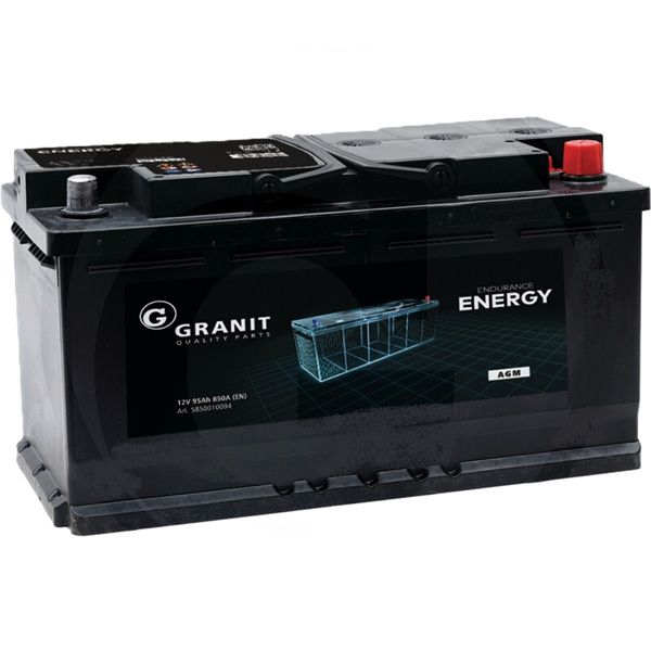 GRANIT ENDURANCE ENERGY Batterie AGM 12V 95Ah 850A AGM-Batterie, wartungsfrei GRANIT ENDURANCE ENERGY Batterie AGM 12V 95Ah 850A AGM-Batterie, wartungsfrei