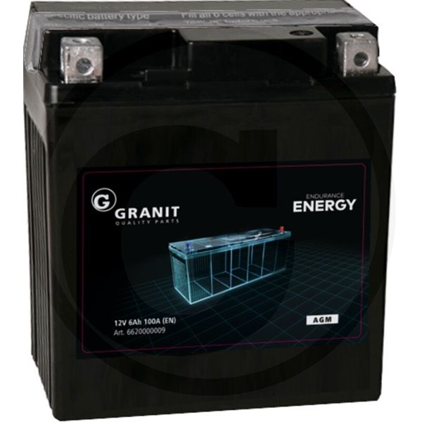 GRANIT ENDURANCE ENERGY Batterie 12 V  6 Ah