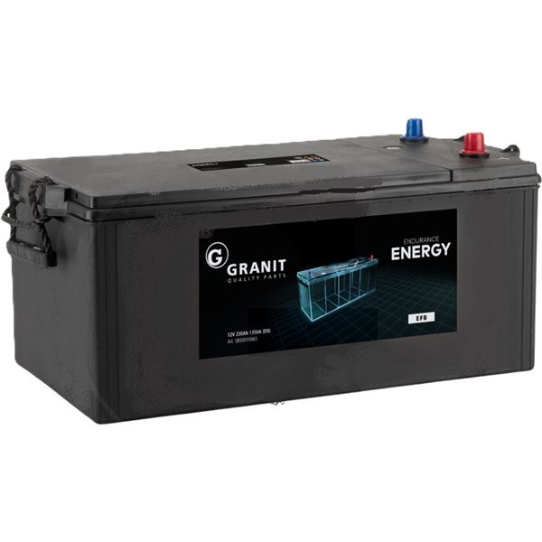 GRANIT ENDURANCE ENERGY Batterie 12 V 230 Ah EFB-Batterie, wartungsfrei GRANIT ENDURANCE ENERGY Batterie 12 V 230 Ah EFB-Batterie, wartungsfrei