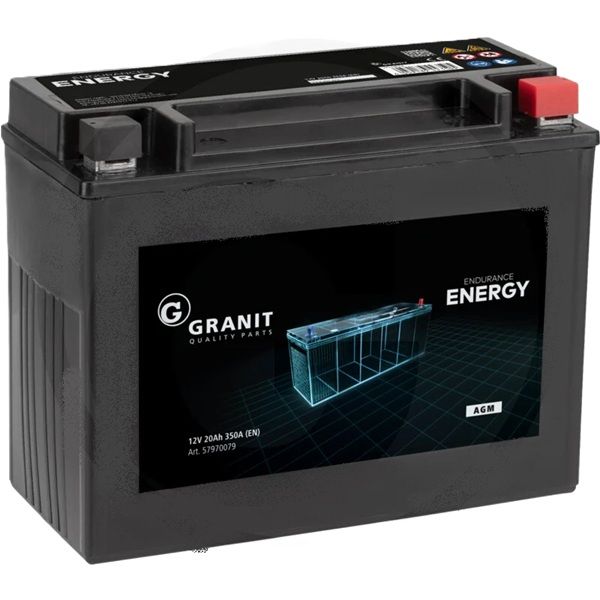 GRANIT ENDURANCE ENERGY Batterie AGM 12 V  20 Ah