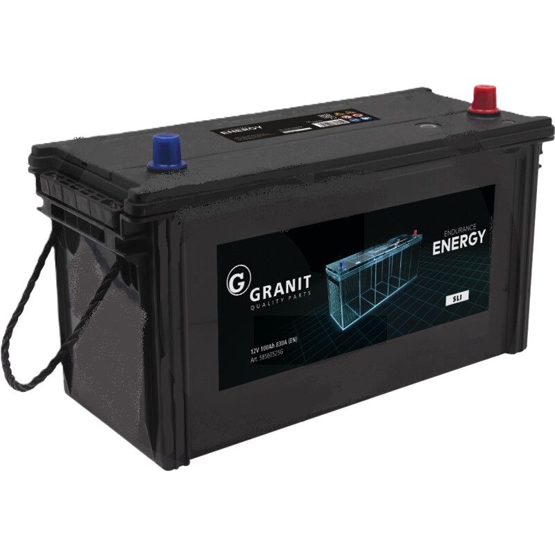 GRANIT ENDURANCE ENERGY Batterie 12 V 100 Ah GRANIT ENDURANCE ENERGY Batterie 12 V 100 Ah