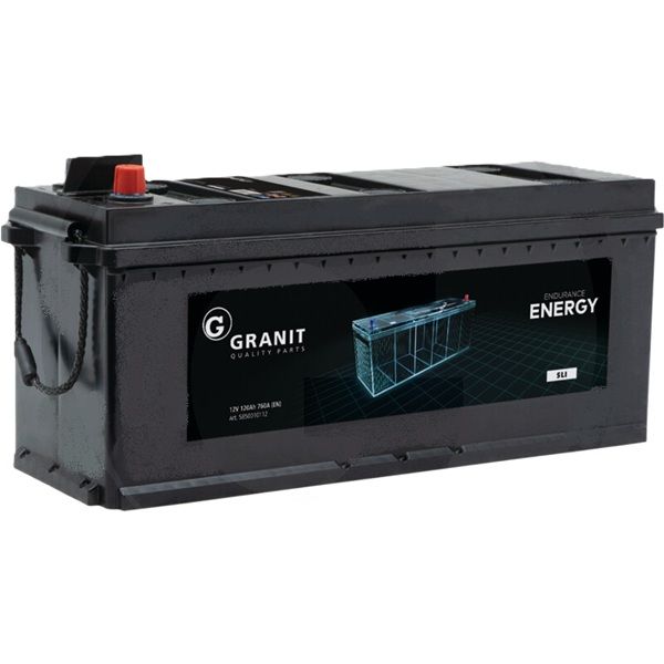 GRANIT ENDURANCE ENERGY Batterie 12 V 120 Ah wartungsarme Starterbatterie, Ca Ca-Technologie GRANIT ENDURANCE ENERGY Batterie 12 V 120 Ah wartungsarme Starterbatterie, Ca Ca-Technologie