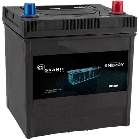 GRANIT ENDURANCE ENERGY Batterie 12 V 50 Ah gefüllt, vorgeladen und wartungsfrei, Ca Ca-Technologie GRANIT ENDURANCE ENERGY Batterie 12 V 50 Ah gefüllt, vorgeladen und wartungsfrei, Ca Ca-Technologie