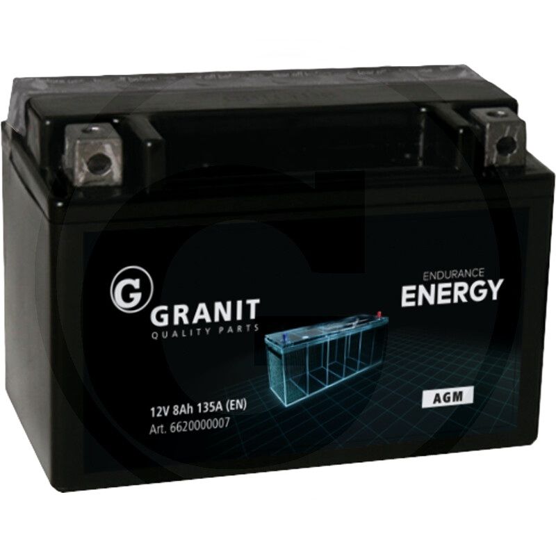 GRANIT ENDURANCE ENERGY Batterie 12 V / 8 Ah