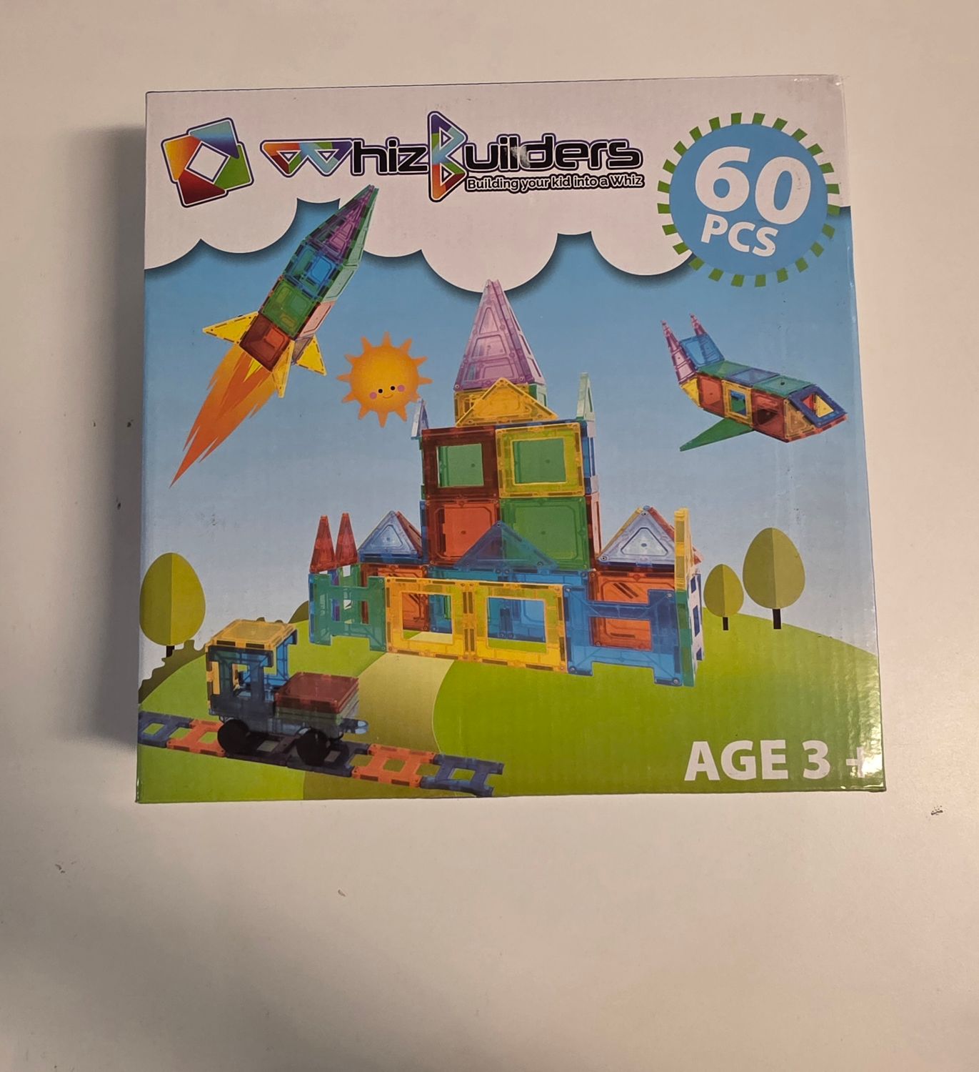 Whiz Builders 60 PCS Magnet block kit