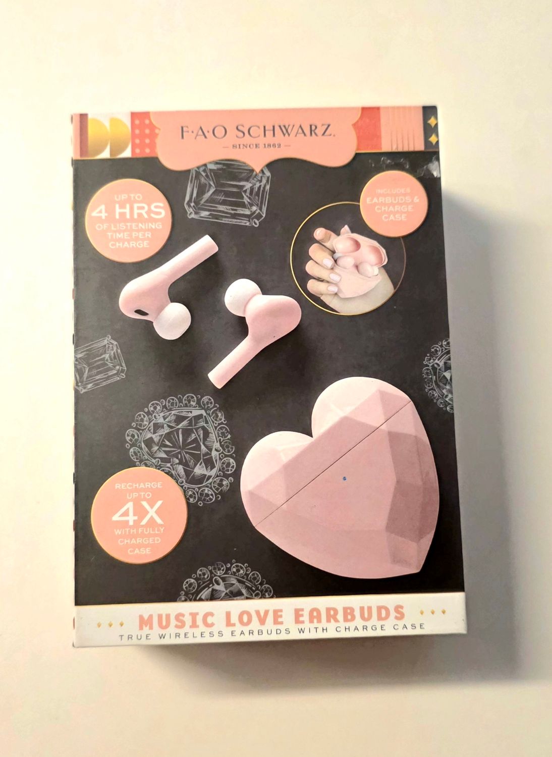 FAO Schwarz Music Love True Bluetooth Wireless Earbuds