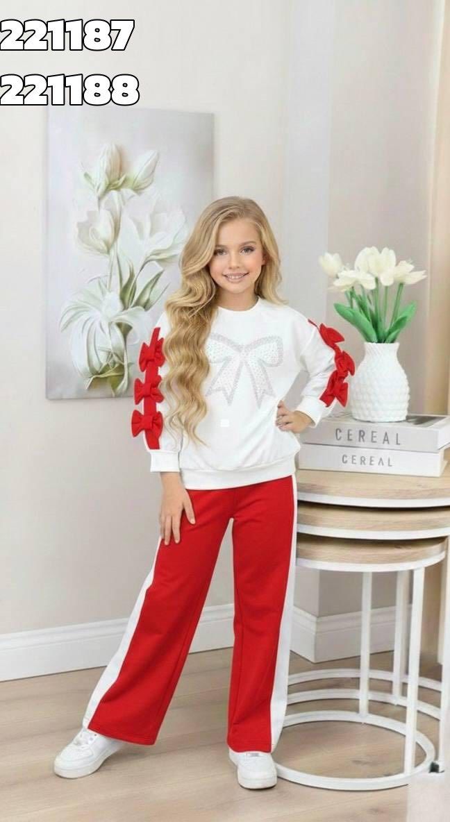 Girls Bow 2pce Outfit