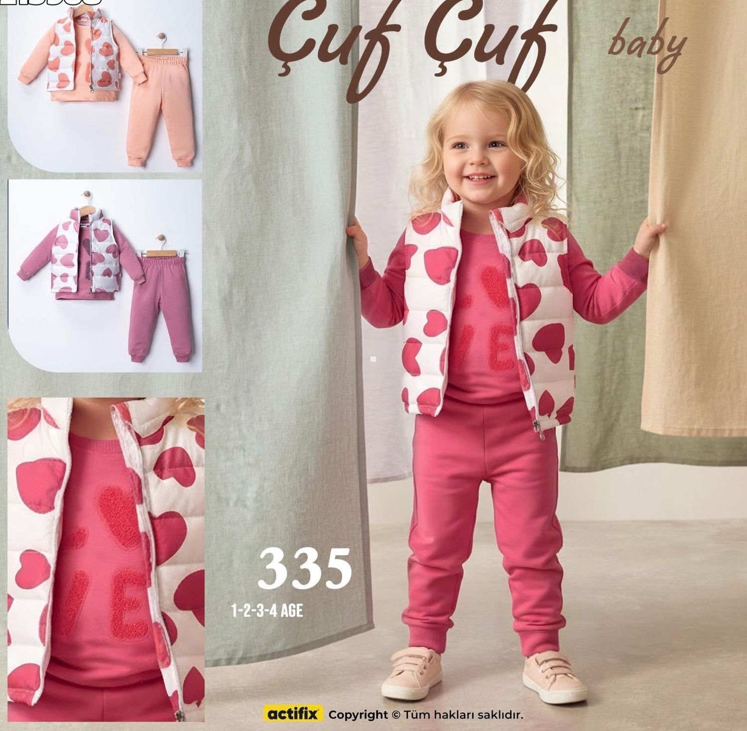 Heart Gilet 3piece