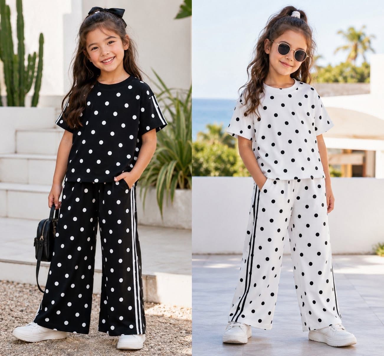 Polka Dot Chic Lounge Set