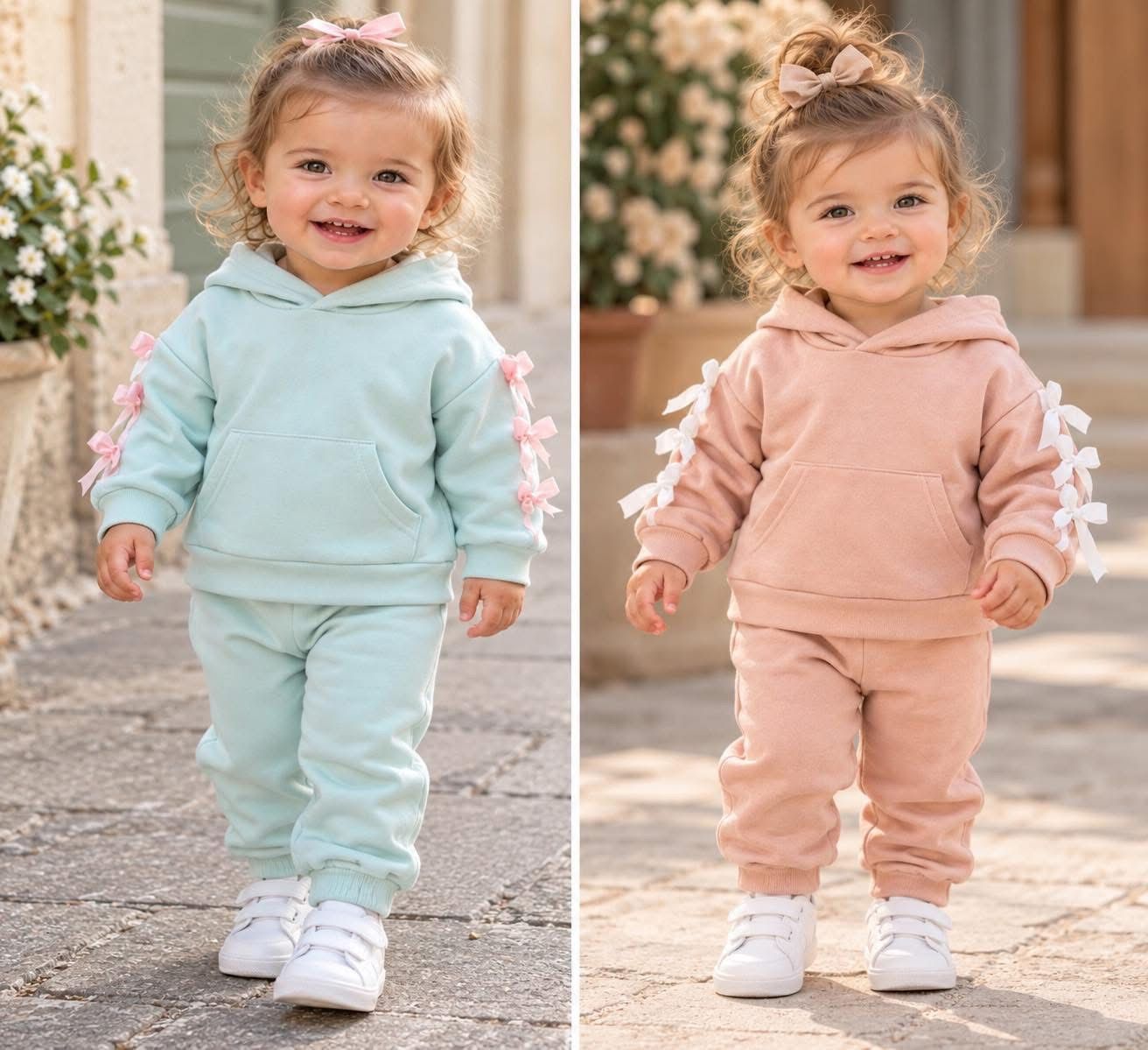 Baby bow sleeve 2pce tracksuit