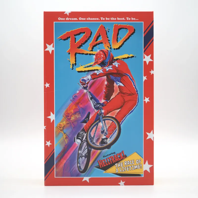 RAD VHS 1986 BMX Vinegar Syndrome Degausser Limited Light Up Box And Clear VHS
