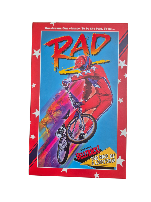 RAD VHS 1986 BMX Vinegar Syndrome Degausser Limited Light Up Box And Clear VHS