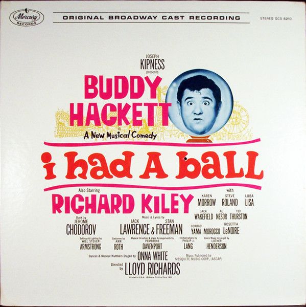 Buddy Hackett - I Had A Ball (Original Broadway Cast Recording) (LP, Album) (Very Good Plus (VG+))